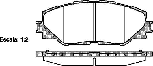 NEW BLOX NB24337N00 - Brake Pad Set, disc brake autospares.lv