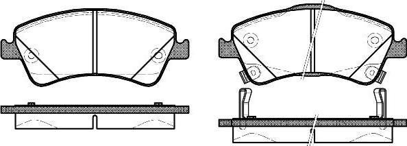 NEW BLOX NB24204S20 - Brake Pad Set, disc brake autospares.lv