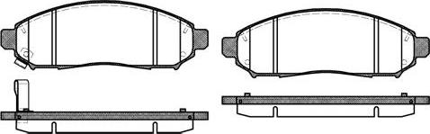 NEW BLOX NB24228T16 - Brake Pad Set, disc brake autospares.lv