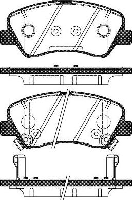 NEW BLOX NB25348V02 - Brake Pad Set, disc brake autospares.lv