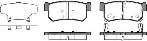 NEW BLOX NB25713S02 - Brake Pad Set, disc brake autospares.lv