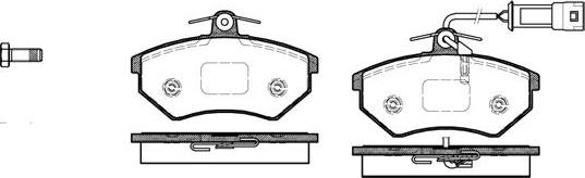 NEW BLOX NB20901T19 - Brake Pad Set, disc brake autospares.lv