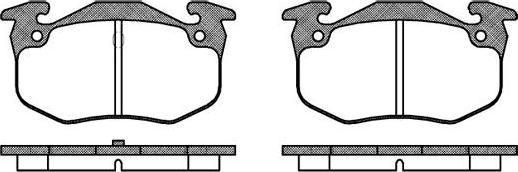 NEW BLOX NB20974T11 - Brake Pad Set, disc brake autospares.lv