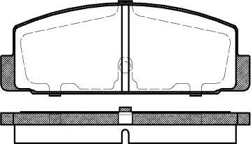 NEW BLOX NB20645N00 - Brake Pad Set, disc brake autospares.lv