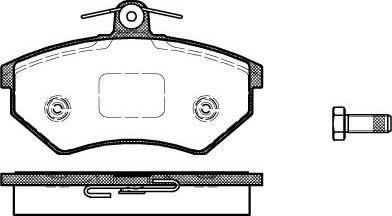 NEW BLOX NB20168T19 - Brake Pad Set, disc brake autospares.lv