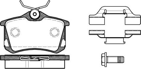 Magneti Marelli 363702161332 - Brake Pad Set, disc brake autospares.lv