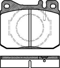 Quinton Hazell BLF995 - Brake Pad Set, disc brake autospares.lv