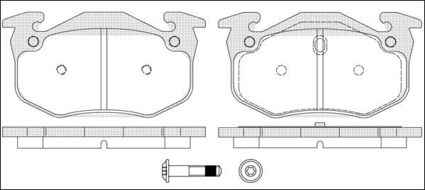 NEW BLOX NB20315T10 - Brake Pad Set, disc brake autospares.lv