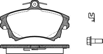 NEW BLOX NB21983V02 - Brake Pad Set, disc brake autospares.lv