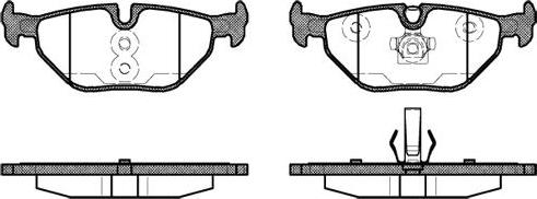 NEW BLOX NB21934A03 - Brake Pad Set, disc brake autospares.lv