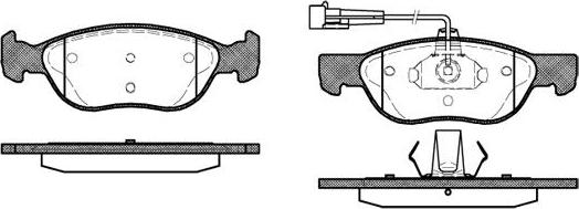 NEW BLOX NB21927V02 - Brake Pad Set, disc brake autospares.lv