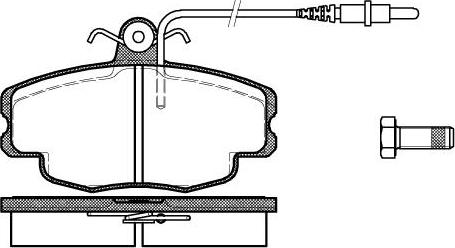 NEW BLOX NB21400V12 - Brake Pad Set, disc brake autospares.lv