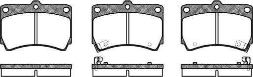 NEW BLOX NB21654V02 - Brake Pad Set, disc brake autospares.lv