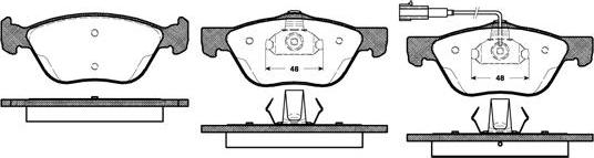 NEW BLOX NB21636V01 - Brake Pad Set, disc brake autospares.lv