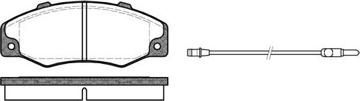 NEW BLOX NB21016V02 - Brake Pad Set, disc brake autospares.lv