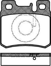 Remsa BPM0282.20 - Brake Pad Set, disc brake autospares.lv