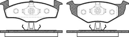 NEW BLOX NB21866T15 - Brake Pad Set, disc brake autospares.lv