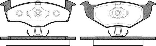 NEW BLOX NB21866T17 - Brake Pad Set, disc brake autospares.lv