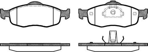 NEW BLOX NB21396V00 - Brake Pad Set, disc brake autospares.lv