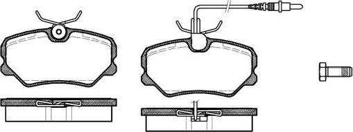 NEW BLOX NB21209V02 - Brake Pad Set, disc brake autospares.lv