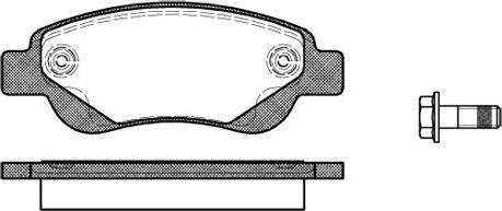 GEELY 4048018400 - Brake Pad Set, disc brake autospares.lv