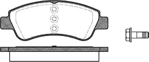 NEW BLOX NB23954S02 - Brake Pad Set, disc brake autospares.lv