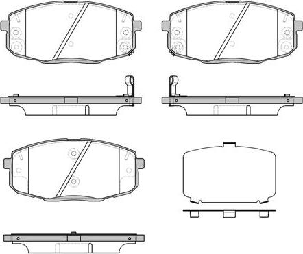 NEW BLOX NB23966T17 - Brake Pad Set, disc brake autospares.lv