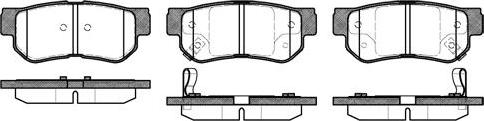 Jurid 572557J-D - Brake Pad Set, disc brake autospares.lv