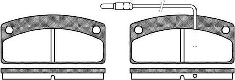 NEW BLOX NB23508V02 - Brake Pad Set, disc brake autospares.lv