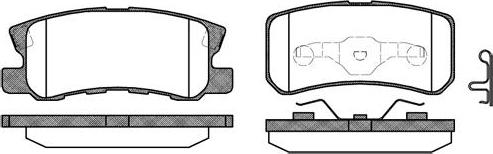 NEW BLOX NB23582S00 - Brake Pad Set, disc brake autospares.lv