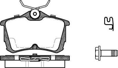 NEW BLOX NB23527V02 - Brake Pad Set, disc brake autospares.lv