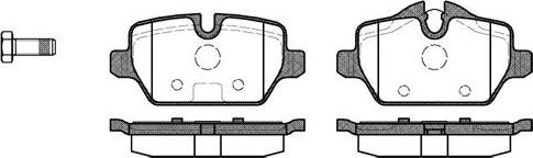 NEW BLOX NB23623N00 - Brake Pad Set, disc brake autospares.lv
