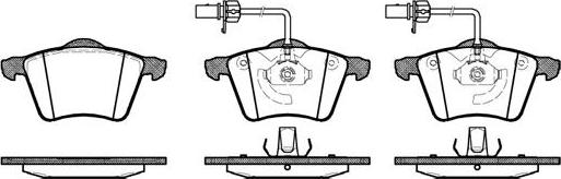 NEW BLOX NB23034V02 - Brake Pad Set, disc brake autospares.lv