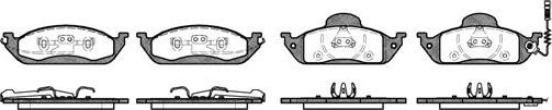 NEW BLOX NB23193V01 - Brake Pad Set, disc brake autospares.lv