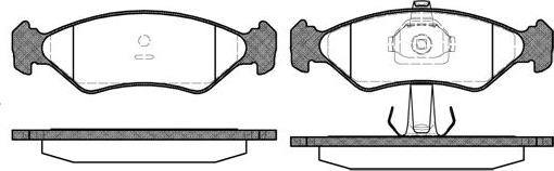 NEW BLOX NB23101A00 - Brake Pad Set, disc brake autospares.lv