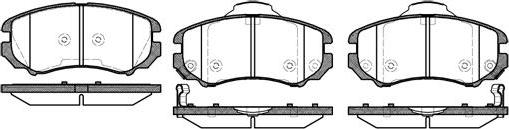 NEW BLOX NB23893S01 - Brake Pad Set, disc brake autospares.lv