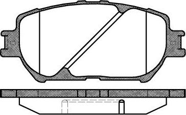 NEW BLOX NB23806N00 - Brake Pad Set, disc brake autospares.lv