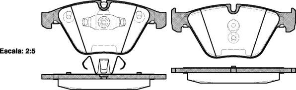 NEW BLOX NB23313A01 - Brake Pad Set, disc brake autospares.lv