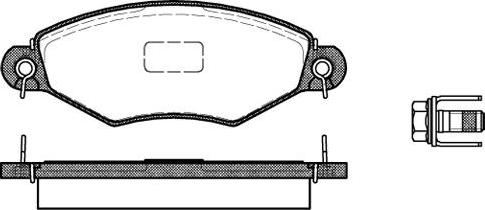 NEW BLOX NB23205S01 - Brake Pad Set, disc brake autospares.lv