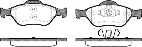 NEW BLOX NB23202V00 - Brake Pad Set, disc brake autospares.lv