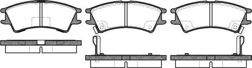 NEW BLOX NB23238V02 - Brake Pad Set, disc brake autospares.lv