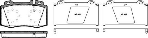 NEW BLOX NB23271V00 - Brake Pad Set, disc brake autospares.lv