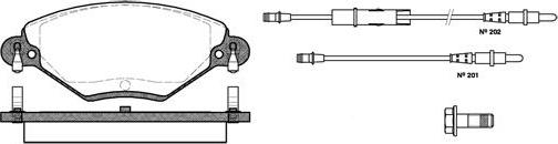 NEW BLOX NB23277V04 - Brake Pad Set, disc brake autospares.lv