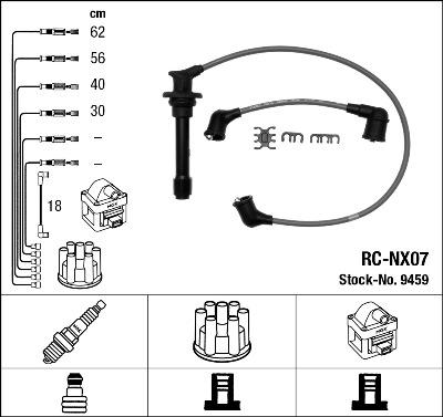 NGK 9459 - Ignition Cable Kit autospares.lv