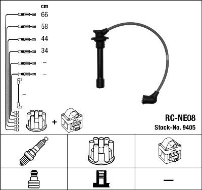 NGK 9405 - Ignition Cable Kit autospares.lv