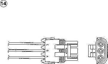 NGK 93892 - Lambda Sensor autospares.lv