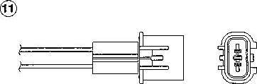 NGK 0121 - Lambda Sensor autospares.lv