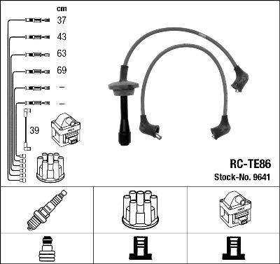 NGK 9641 - Ignition Cable Kit autospares.lv