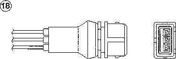 NGK 1860 - Lambda Sensor autospares.lv