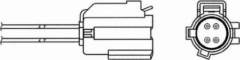 NGK 90539 - Lambda Sensor autospares.lv